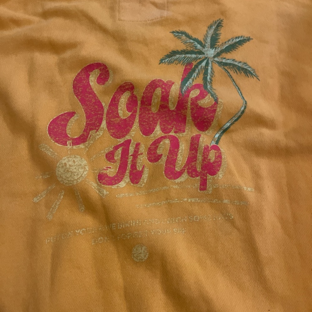 Tropical Vibes Kids Tee - Orange